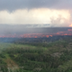 Lava flow from fissure 8. The lava channel was estimated to be about 100 feet wide.